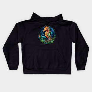 Seahorse Earth Day Kids Hoodie